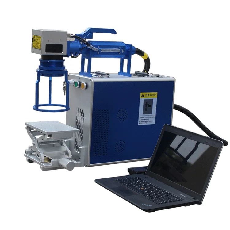 20w handheld fiber laser marking machine for metal stainless steel anodized aluminum printing