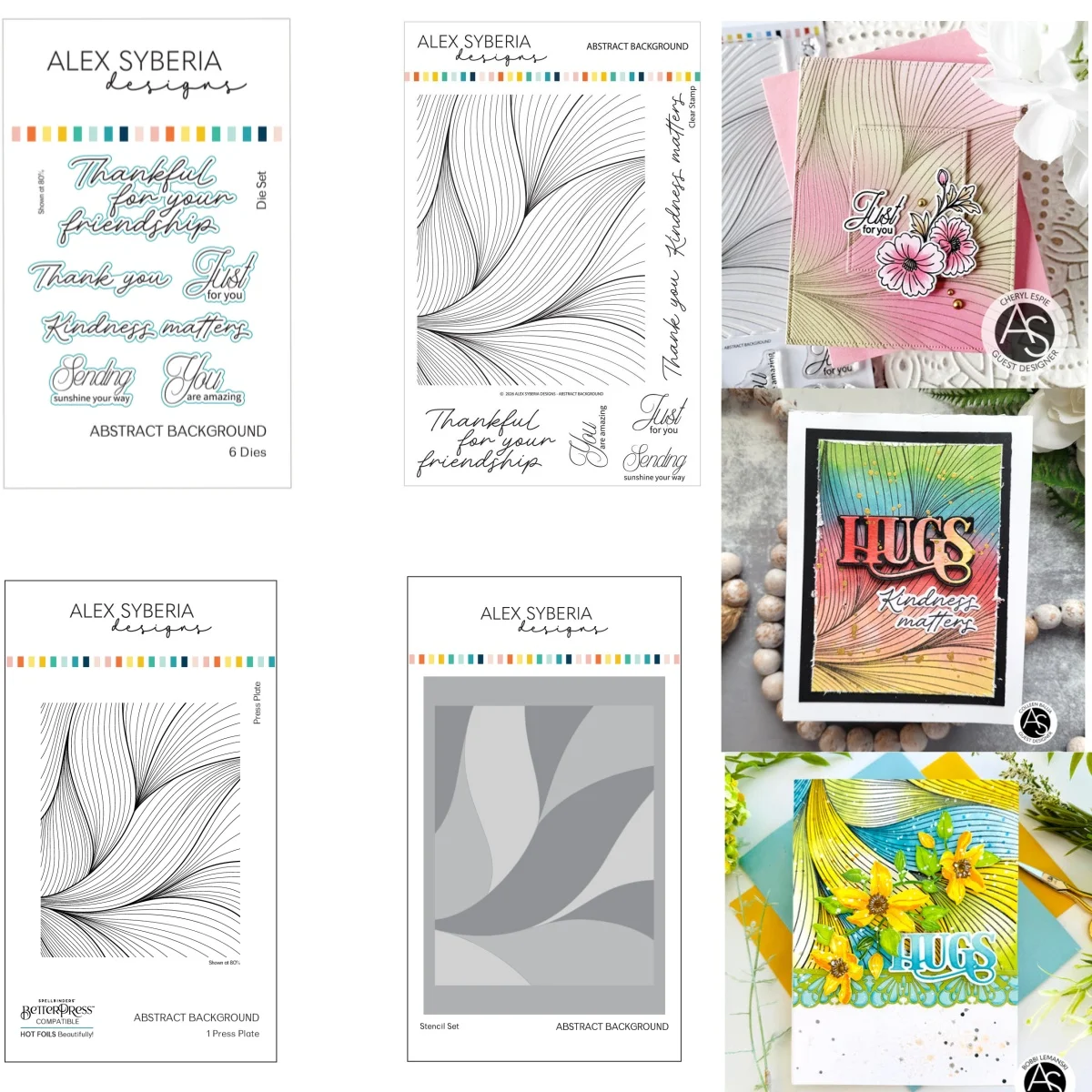 Large abstract background Flowers Metal Cutting Die Clear Stamps Stencil Hot Foil for DIY Making Gift Card Scrapbook Spring 2026