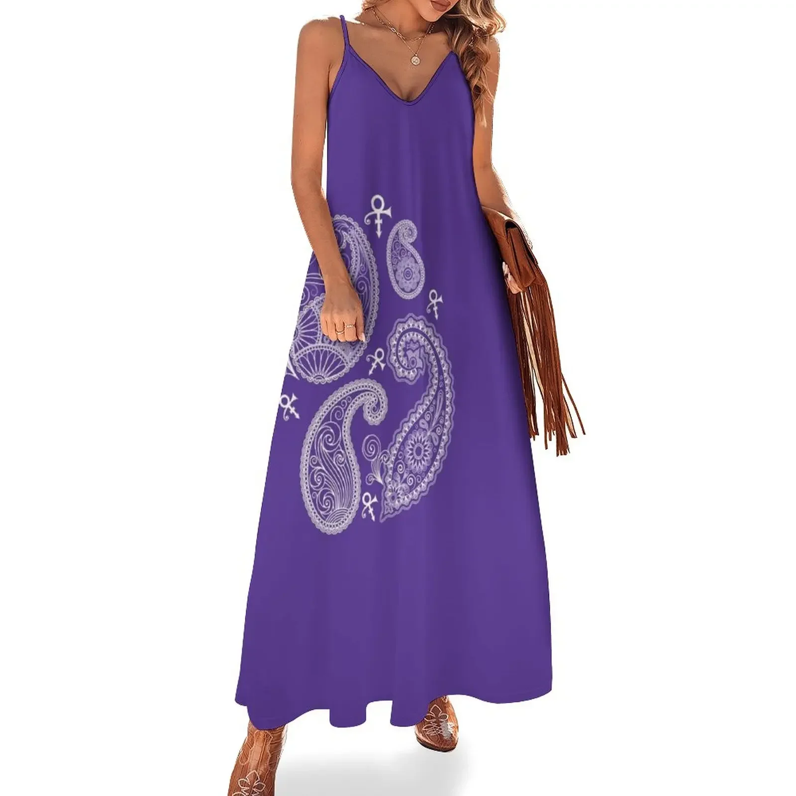 

PAISLEY LOVE PURPLE SYMBOL Sleeveless Dress ceremony dresses summer dresses women 2024