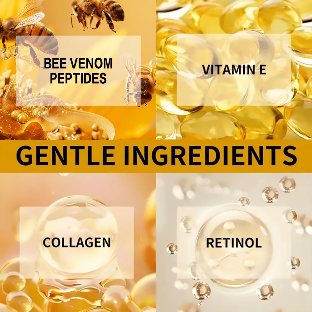 HISENRAIN Botax & Honey Anti-Aging Yellow Cream, Wrinkle Reduction & Firming Face Moisturizer, 24H Intense Hydration.
