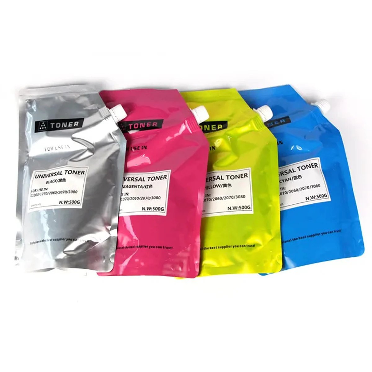 1KG Ink Toner Powder Refill Kits Reset for Sharp MX-C-40 TD ST NT T LT GT FT JT XT CT ST-C AT NT1 B C M Y BK K STB NTB TB LTB