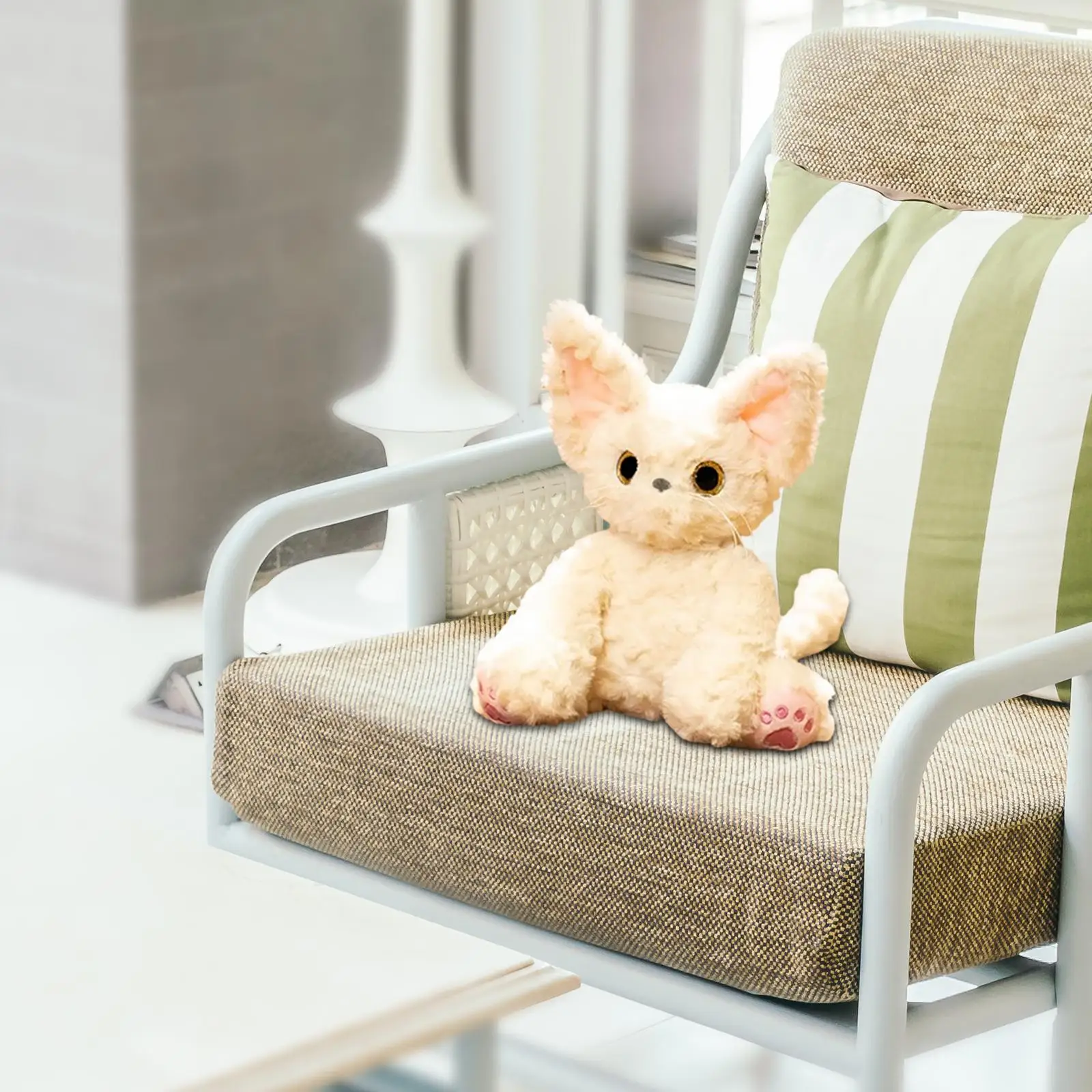

Soft Plush Toy Comfortable Lovely Cute Lifelike Cat Stuffed Animal Holiday Present Companion Collectible Birthday Gift