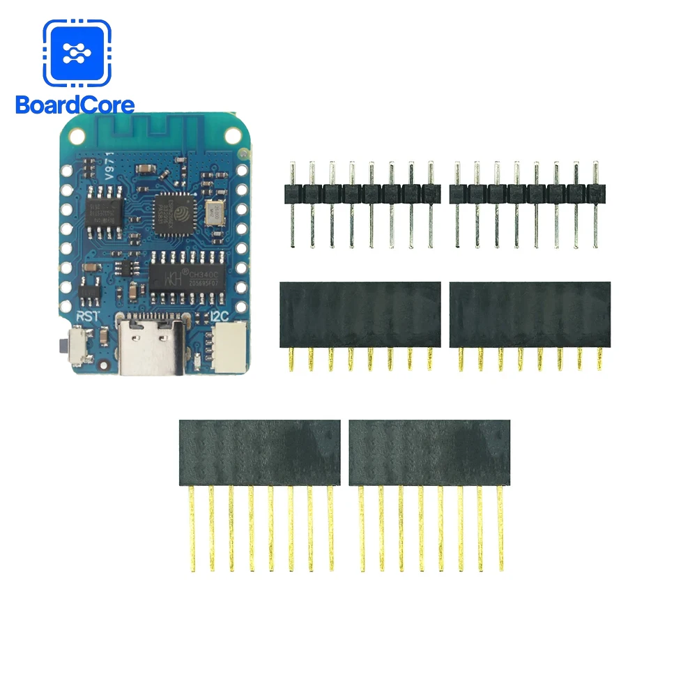 1Set WeMos D1 Mini V4.0 NodeMcu 4MB LOLIN WIFI لوحة تطوير إنترنت الأشياء على أساس ESP8266 CH340G Nodemcu V2 لاردوينو
