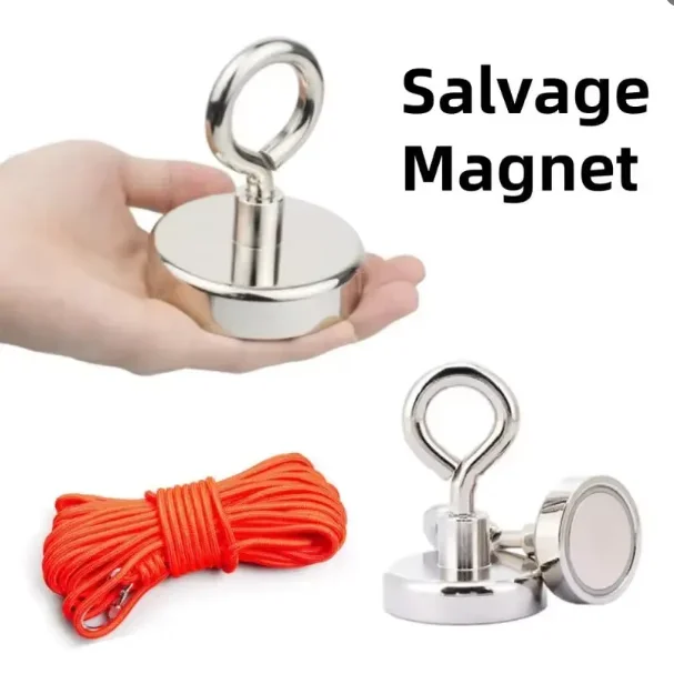 N52 Super Strong Neodymium Fishing Magnets Hooks Salvage Magnets Neodymium Searcher Powerful Imán De Neodimio Para La Pesca