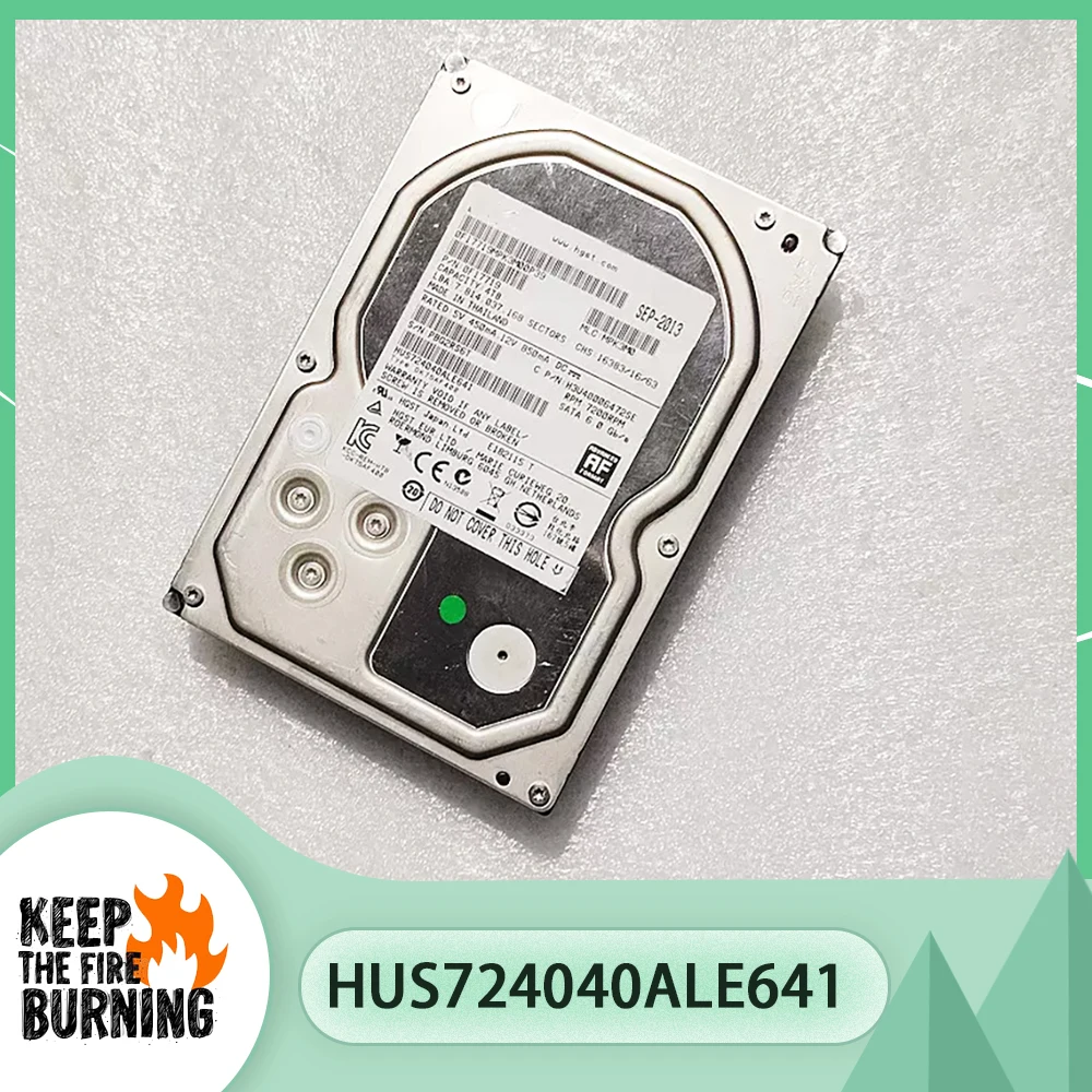 For HGST 4TB 3.5'' SATA 7.2K Hard Drive HUS724040ALE641 Monitoring Hard Disk