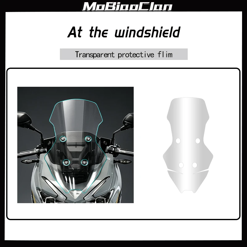 For DAYANG ADV250 2026 Invisible Car Cover Film Transparent Body Scratch Resistant Protective Sticker Modified Accessories