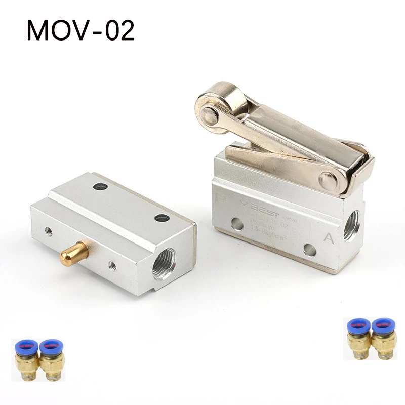 MOV-321 Reversing Valve Roller Hand Manual Valves MOV-02 PT 1/8