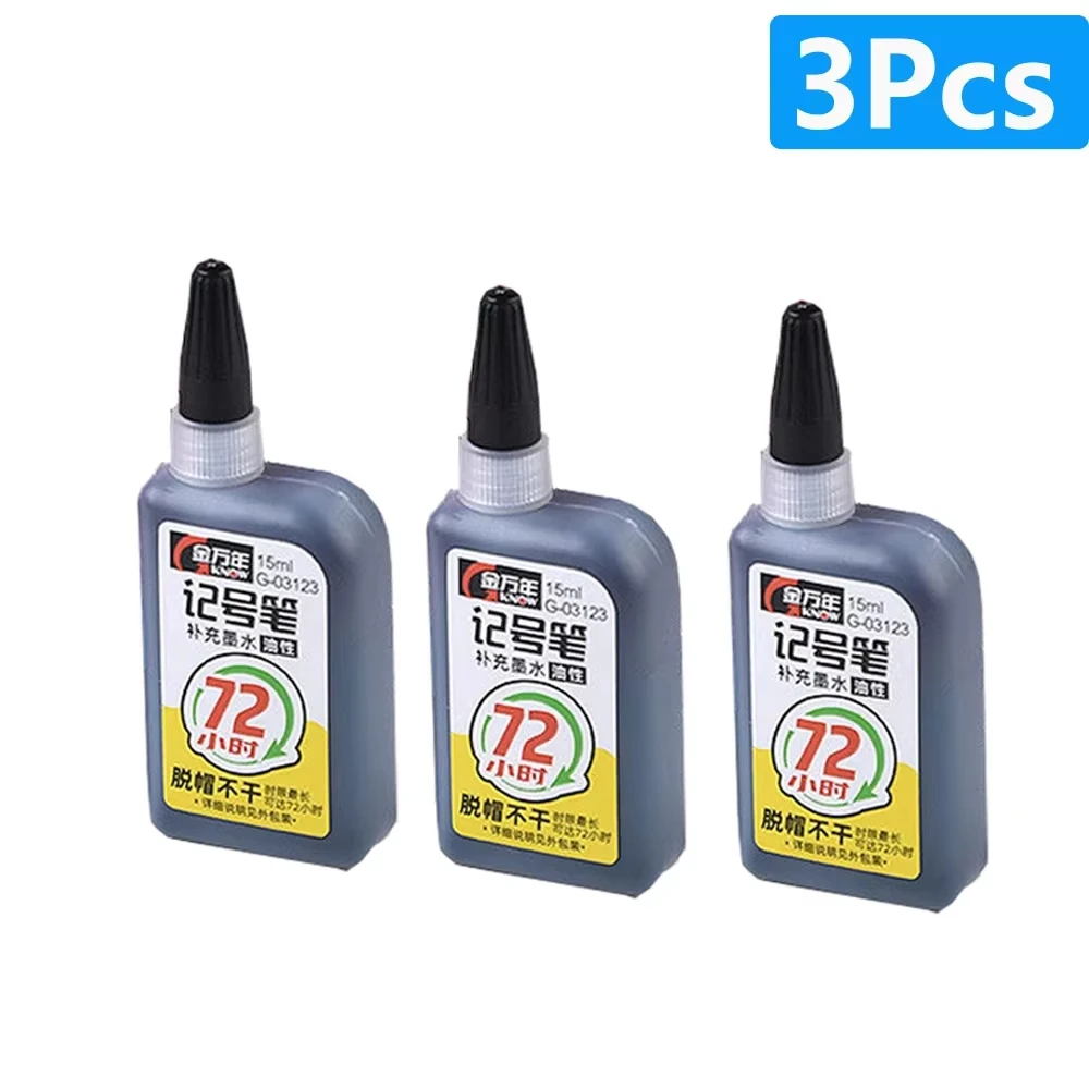 1-6 Stuks 45mm Waterdichte Lange Hoofdpunt Diepgat Markers Pen Tegel Timmerman Pen Multifunctioneel voor Houtbewerking Zwart/Blauw/Rode Inkt
