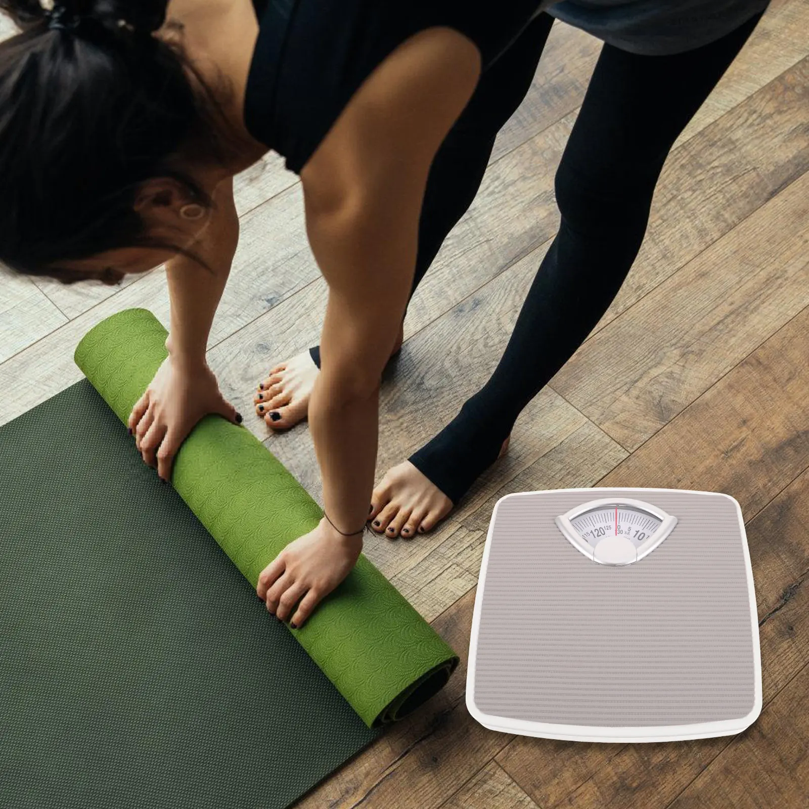 

Mechanical Bathroom Scale Dial Style Weight Scale for Body Weighing Home Health Monitoring Portable Lightweight Accurate Iron