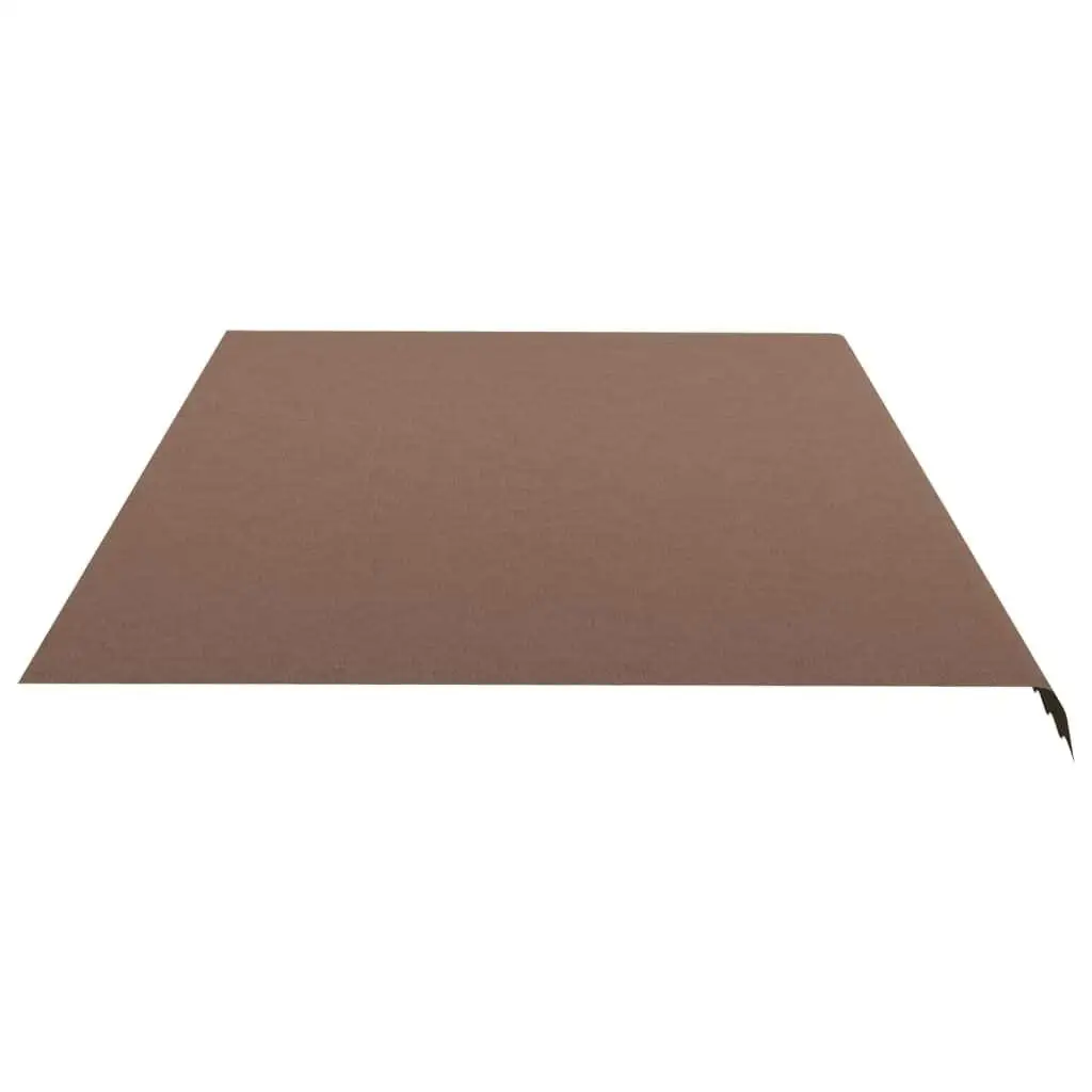 Tissu d'auvent de remplacement, revêtement PU en polyester marron