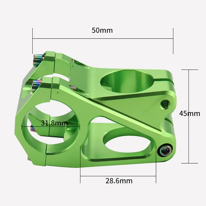 New-Hollow Bicycle Stem 31.8X50MM CNC Bicycle Handlebar Stem For Mountain Bike