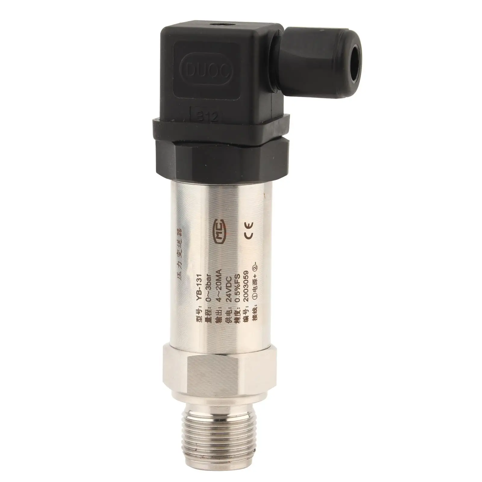 24VDC 0-3bar Silicone Pressure Transmitter 4-20mA Output for water , Gas & Oil Applications