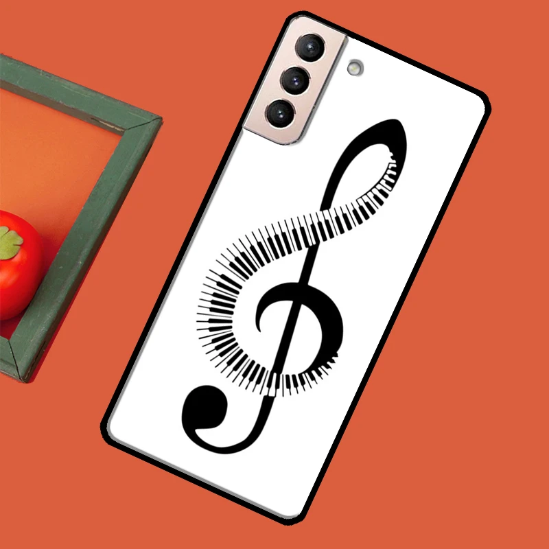 Music Notes Phone Case For Samsung Galaxy S23 S20 FE S21 Ultra Note 10 S9 S10 Plus Note 20 S22 Ultra Cover