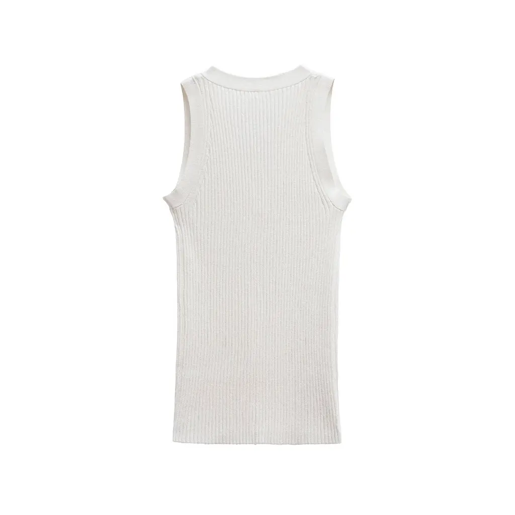 

Fashion Slim Fit Joker Knitted Vest for Women Autumn Style G866353 Casual Top