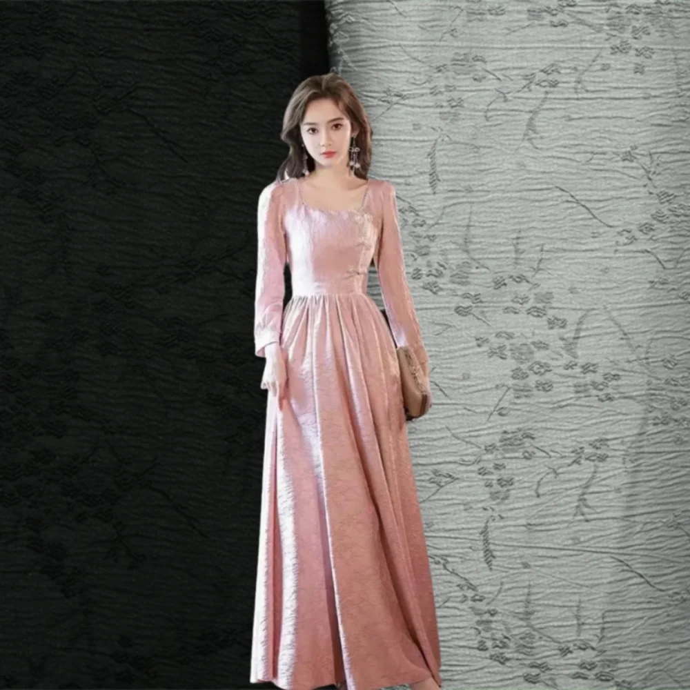 

Жаккардовая ткань, художественная ретро-юбка, костюм Cheongsam, дизайнерская ткань для модной одежды, швейный материал на метр