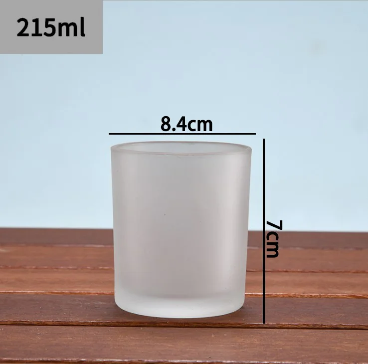 Candle Jar Glass Transparent Candle Cup Color DIY Candle Container Empty Candle Jar Candle Container Diy Candle