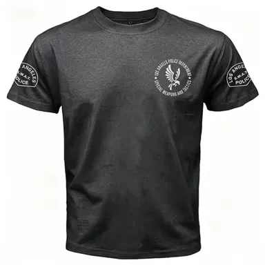 2026 Men Outdoor Tactical Graphic T Shirt Casual Abstract Emblem Print Short Sleeve Cotton Unisex Tops