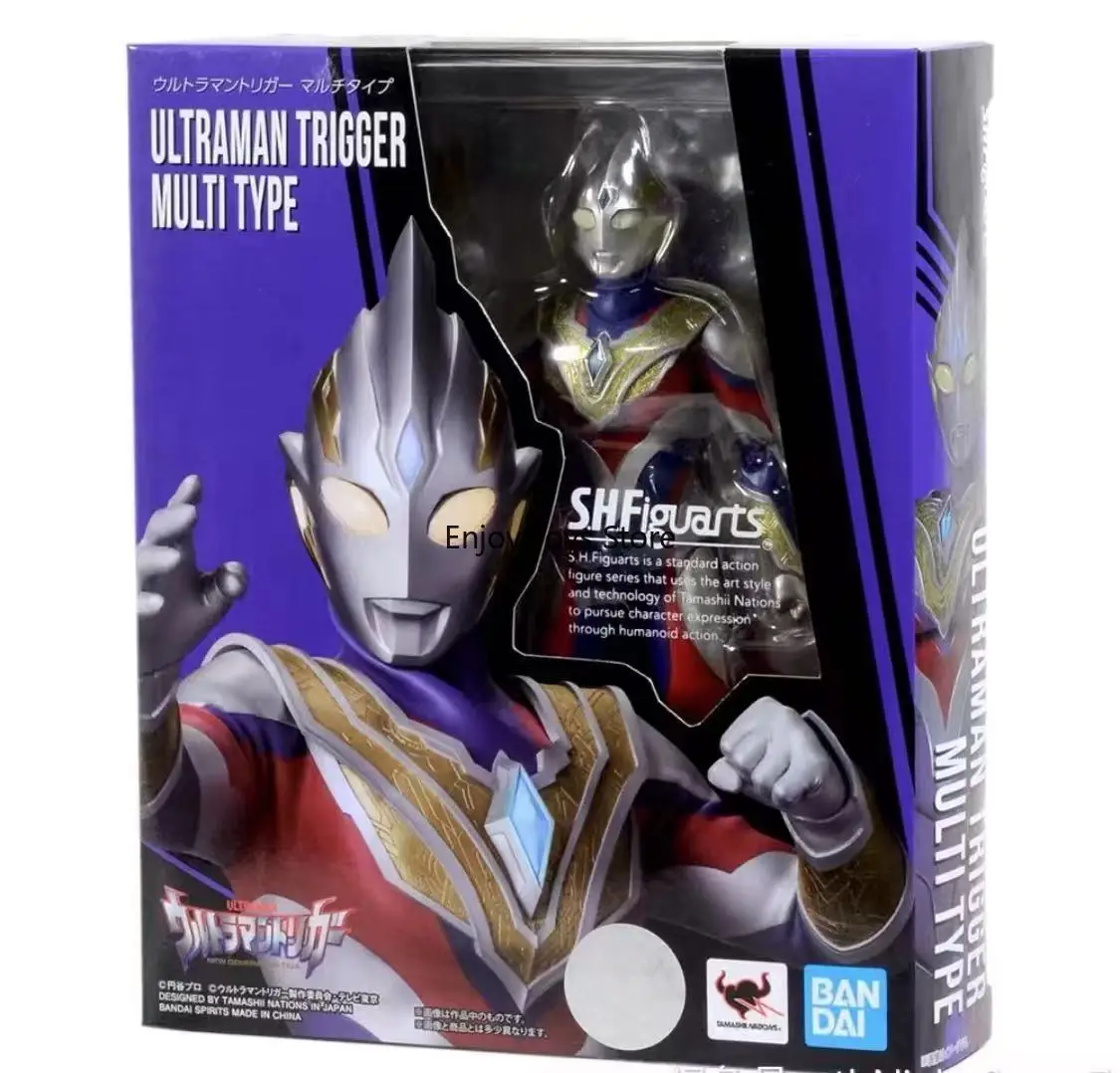 

In Stock Bandai SHF Ultraman Trega Composite Form Figure Model Playing Joint Movable Model