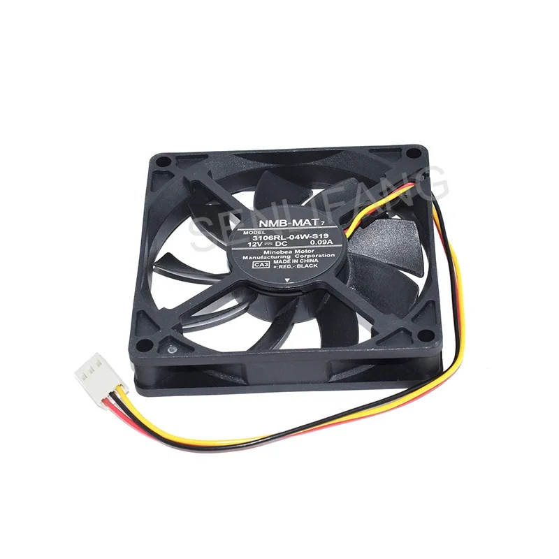 FOR 3106RL-04W-S19 8015 0.09A DC12V 3 Lines Projector Dedicated Fan