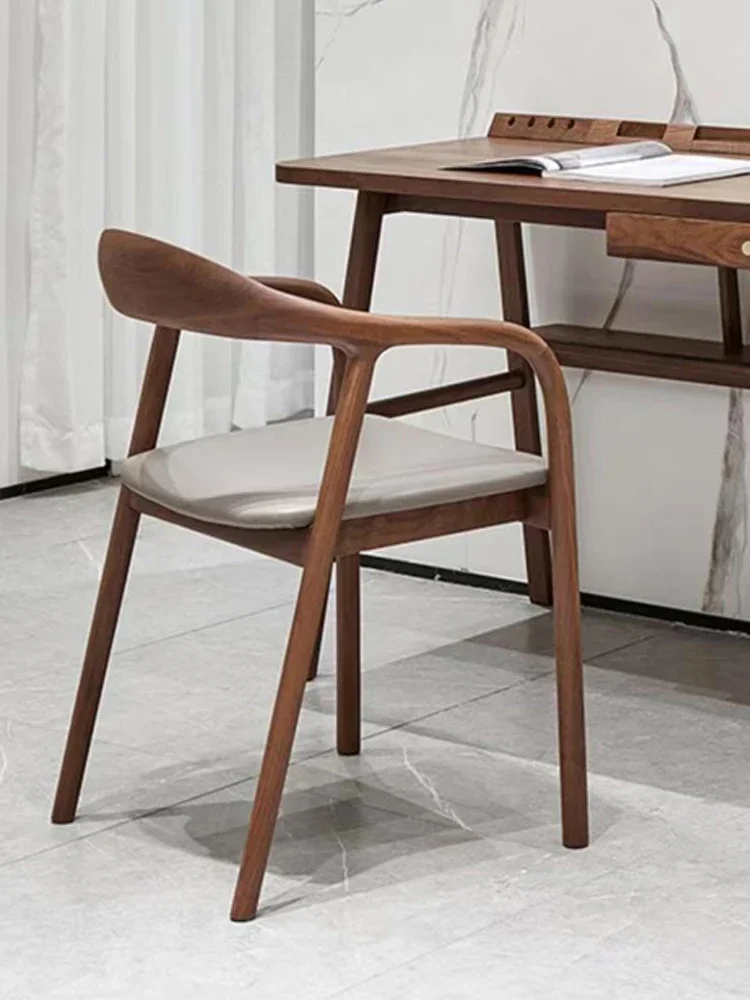 Nordic Minimalist Solid Wood Chair