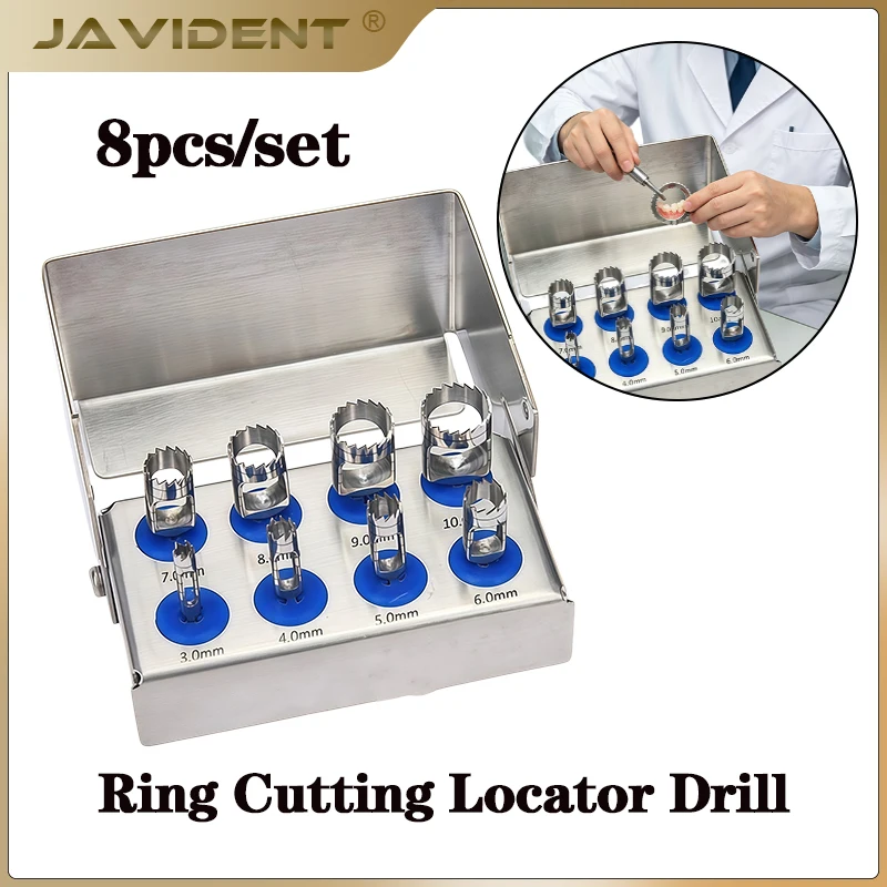 1Set Dental Implant Conical Drill Bit Set Implant Tissue Punch Kit for Implant Surgery Precision Bone Cutting Kit Dental Tool