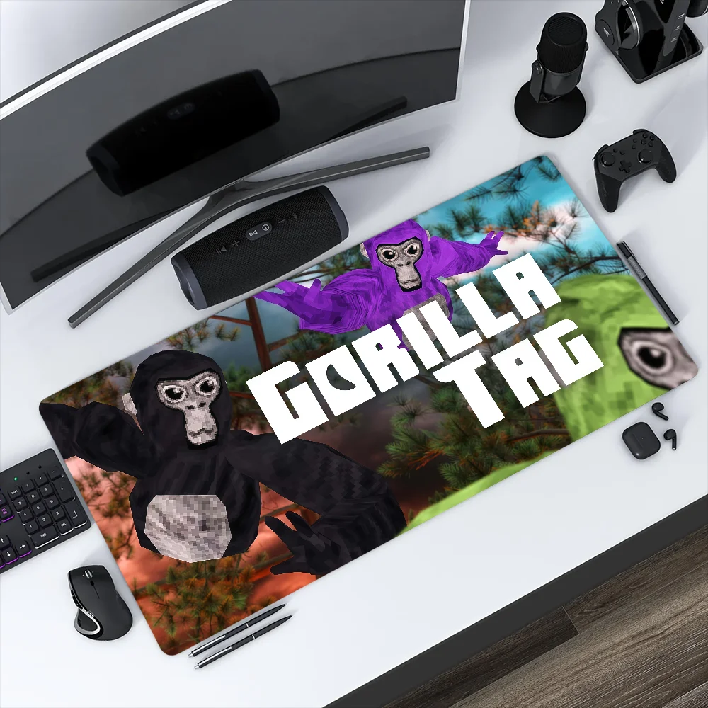 Mouse Social Pad Mauspad, rutschfest, Lockedge, für Büro, Studenten, Spiel, Freizeit, Gaming, verdickt, G-Gorilla, großes Schreibpad, Tag Cushion