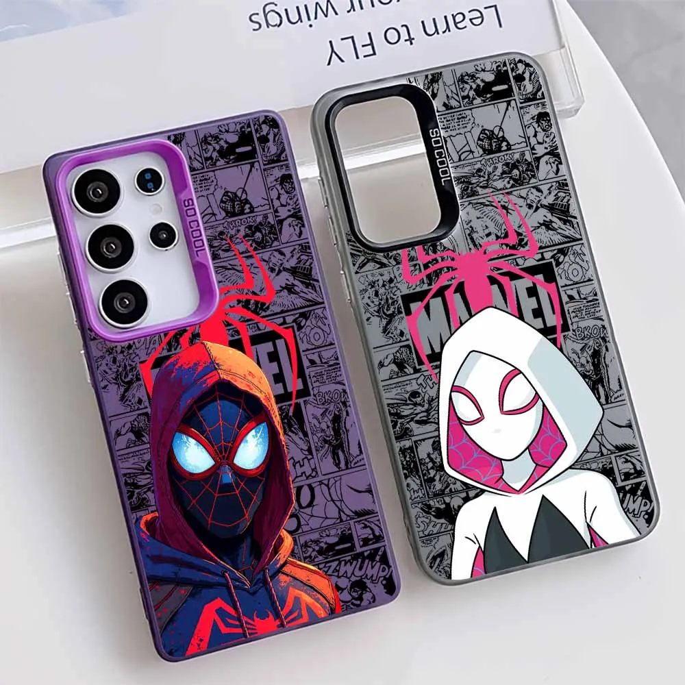

Marvel Cute Spider Men For Samsung A56 A55 A54 A53 A52 A51 A36 A35 A34 A33 A32 A31 A26 A25 A24 A23 A21 A17 Phone Case