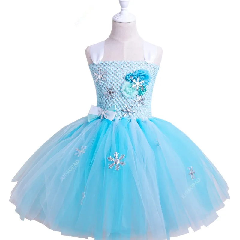 Girls Mermaid Tutu Dress Princess Birthday Party Dresses For Girls Starfish Halloween Cosplay Kids Mermaid Costume 2-12Y