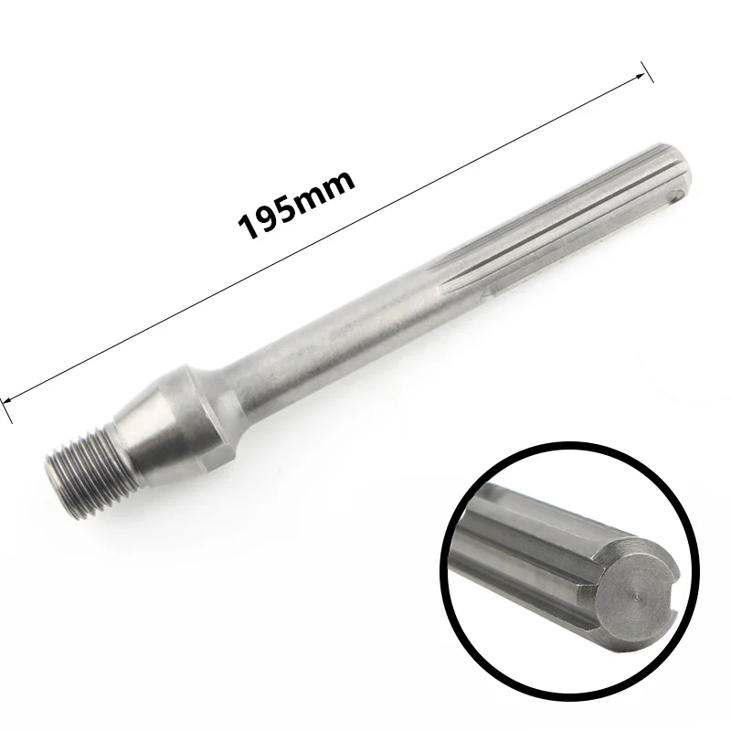 SDS Max Adapter für Diamantbohrkrone M22 Gewinde Adapter für Trocken und Nassbohren Diamant Kernbohrer Lochsäge Anschluss für Bohrhammer Beton Stein Mauerwerk Professionelles Werkzeug – Detail 3