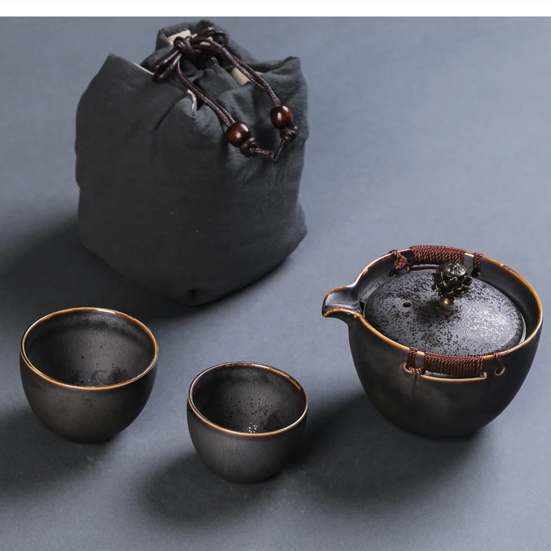 

Ceramic Pot One Cups Portable Tea Household Kung Set