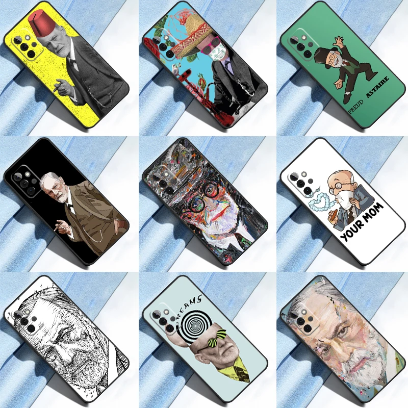 Sigmund Freud founder of psychoanalysis Case For Samsung Galaxy A14 A34 A54 A53 A23 A13 A33 A52 A32 A42 A22 A12 A51 A71 Cover