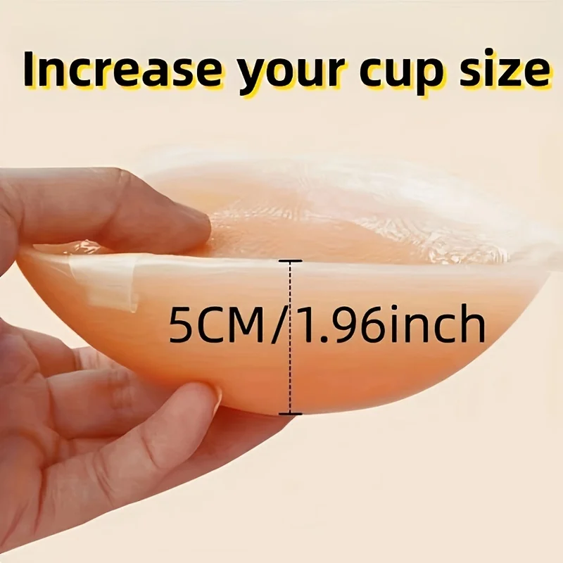 Thickened Silicone Nipple Covers,Invisible Self-adhesive Breast Lift Pasties,for Wedding Sticky Reusable with Transparent Straps