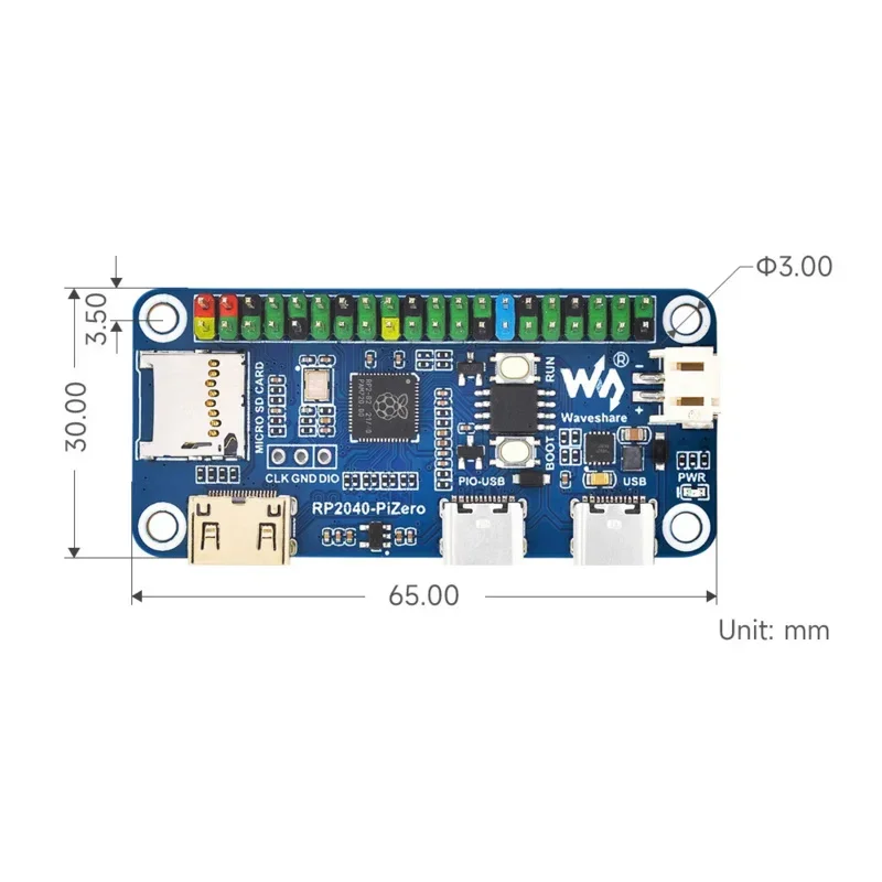 Picture 4: 16MB USB-C Type-C RP2040 Development Board for RPI Raspberry Pi PICO With Soldered Headers NOT Zero