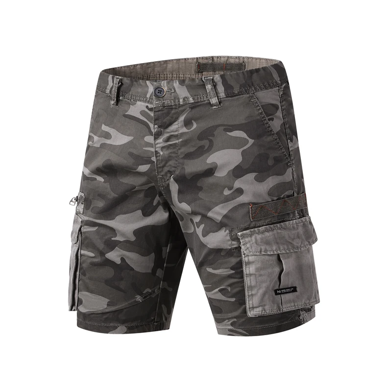 Men Summer New Camouflage Cargo Shorts 2024 Outdoor Hiking Jogging Short Pants Fashion Multiple Pockets Loose Casual Shorts Men