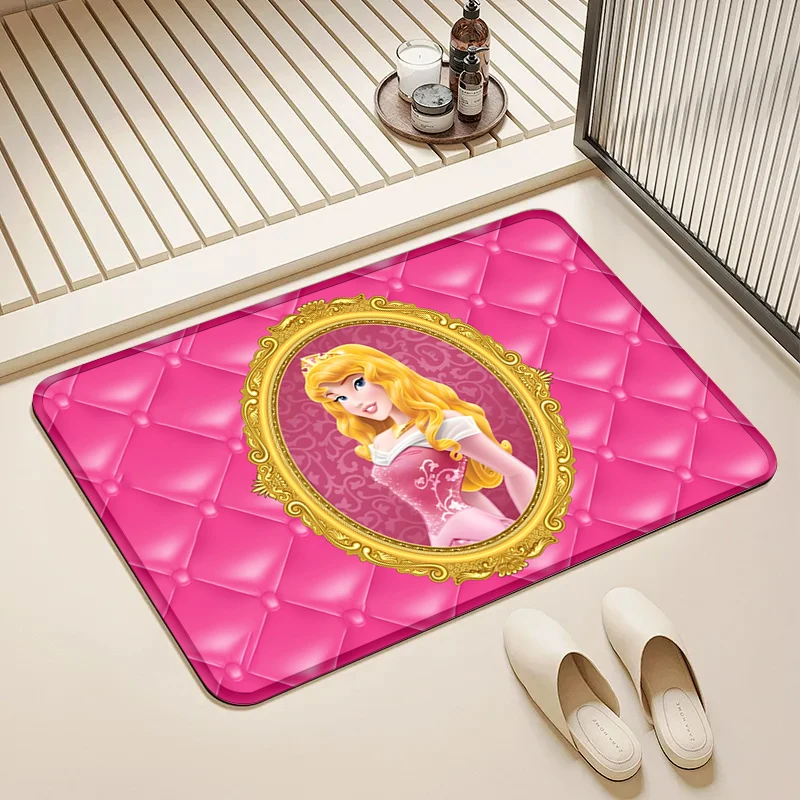 

Disney Aurora Princess Frame Door Mat Non-Slip Soft Floor Rug for Home Kids Room Bathroom Decor