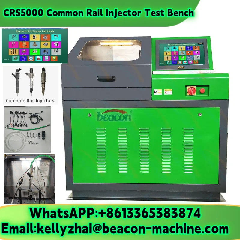 

Test Bench Diesel Fuel Injector Repair CRS5000 All Coding Function Injector Tester Vehicle Auto Diagnostic Calibration Machine