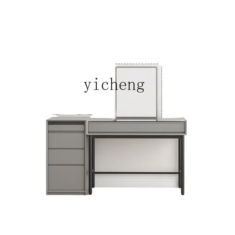 

TQH Italian minimalist dressing table, solid wood dressing table, bedroom modern minimalist storage cabinet dressing table