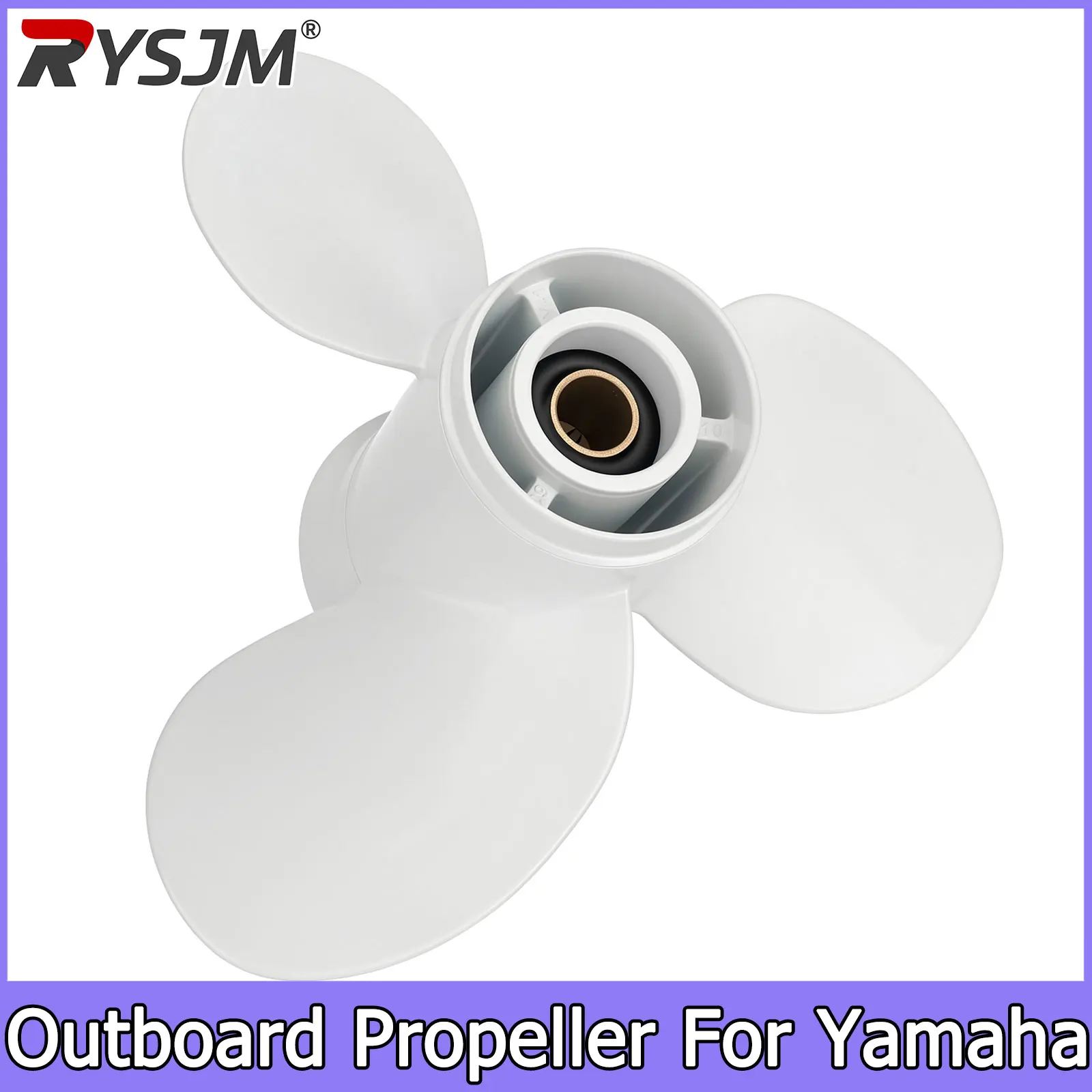 Outboard Propeller For Yamaha 9.9hp 15hp 9 1/4 *10 Boat Aluminum Alloy Screw 3 Blade 8 Spline Marine Engine Part 63V-45952-10-EL