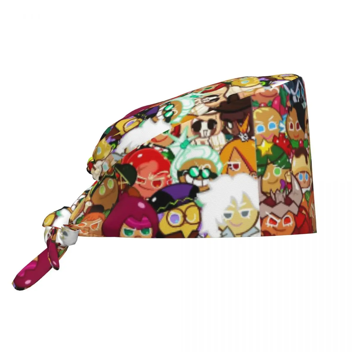 Topi Bedah Brave On X-Cookie Run Kingdom Lab Surgeon, Topi Kerja Medis untuk Pet Grooming Agency, Topi Scrub Vintage untuk Pria dan Wanita