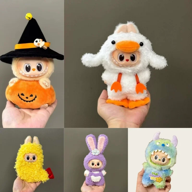 Mini-Plüschpuppen-Kleidungszubehör für 15–17 cm Labubu Monster DIY-Kleidungszubehör (keine Puppe)