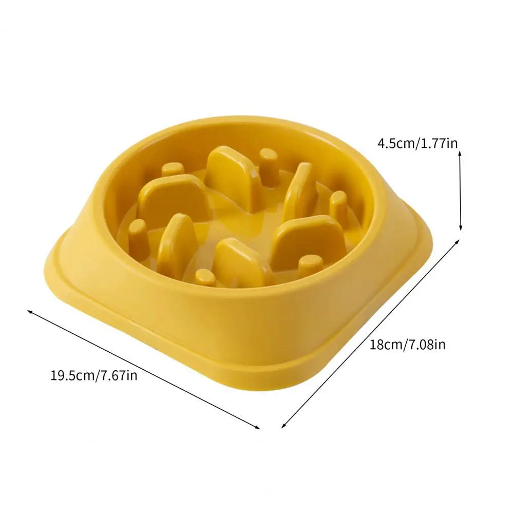 Slow Feeder Bowl Anti-Slip Dog Slow Eating Bowl Anti-Choking Puzzle Feeder Maze Pet Feeder Dog Food Bowl for Dogs