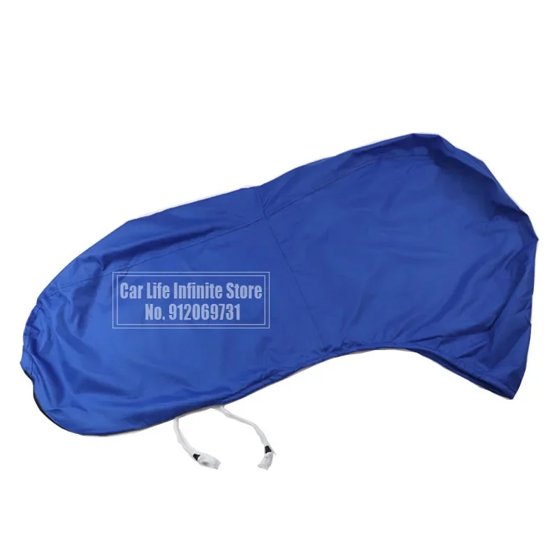 600D 6-225HP Boat Full Outboard Engine Cover Protection Blue For 6-225HP Motor Waterproof Sunshade Dust-proof