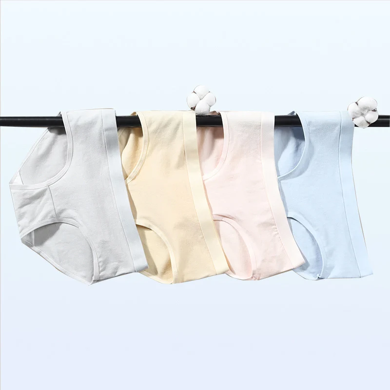 3Pac Cotton Panties Underwear Set Women Soild Color Panties Lingerie Briefs Casual Comfortable Underpants Panty Female