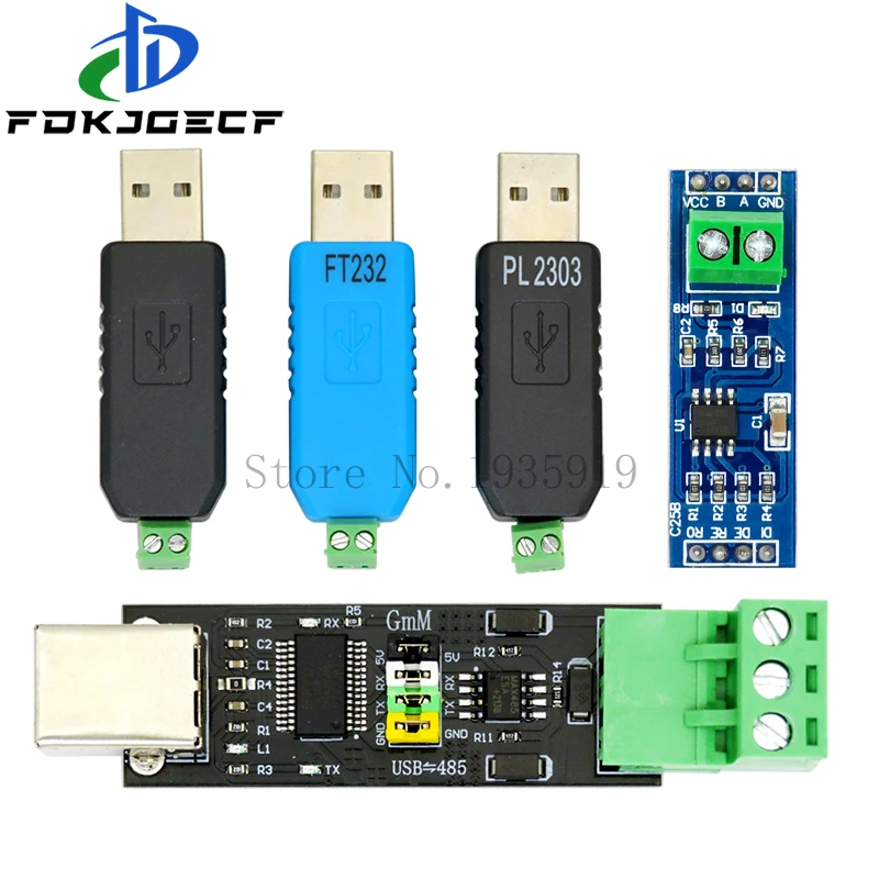 USB 2.0 to TTL RS485 Serial Converter Adapter FTDI Module FT232RL Double Function Protection TTL Turn RS - 485 MAX485 RS485