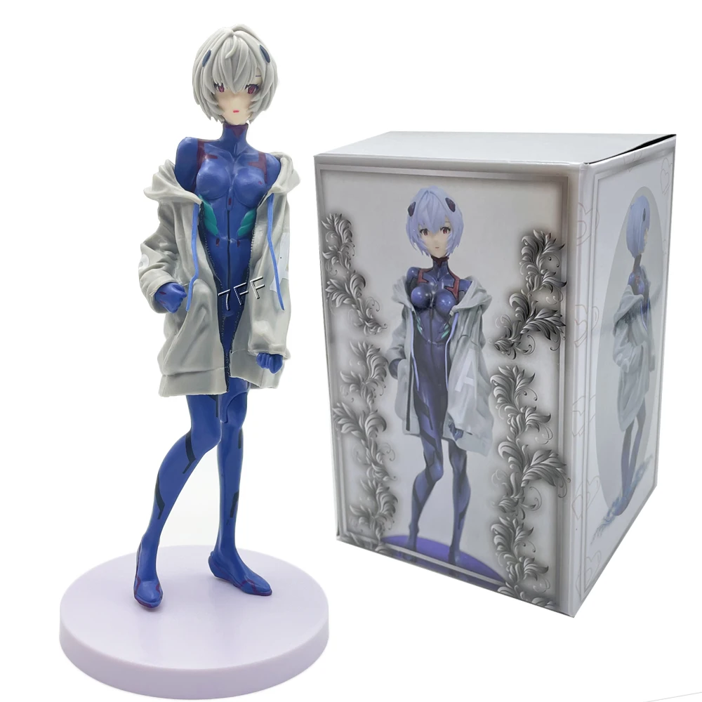 Neon Genesis Evangelion 20Cm Ayanami Rei Anime Figure Sexy Girl  Action Figure PVC Model GK Gifts Collectible Figurines for Kids