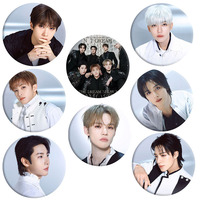 KPOP NTDREAM WORLD TOUR SHOW Metal Badge Brooch Mirror Keychain Pendant Mark JENO ChenLe JAEMIN Jisung Bag Accessories Fans Gift