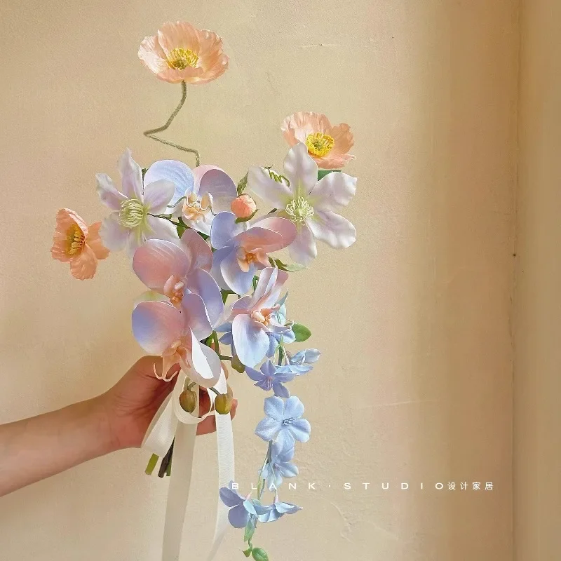 Florist original oil painting dream bouquet hotel front desk decoration simulation flower table flower home soft decoration tabl