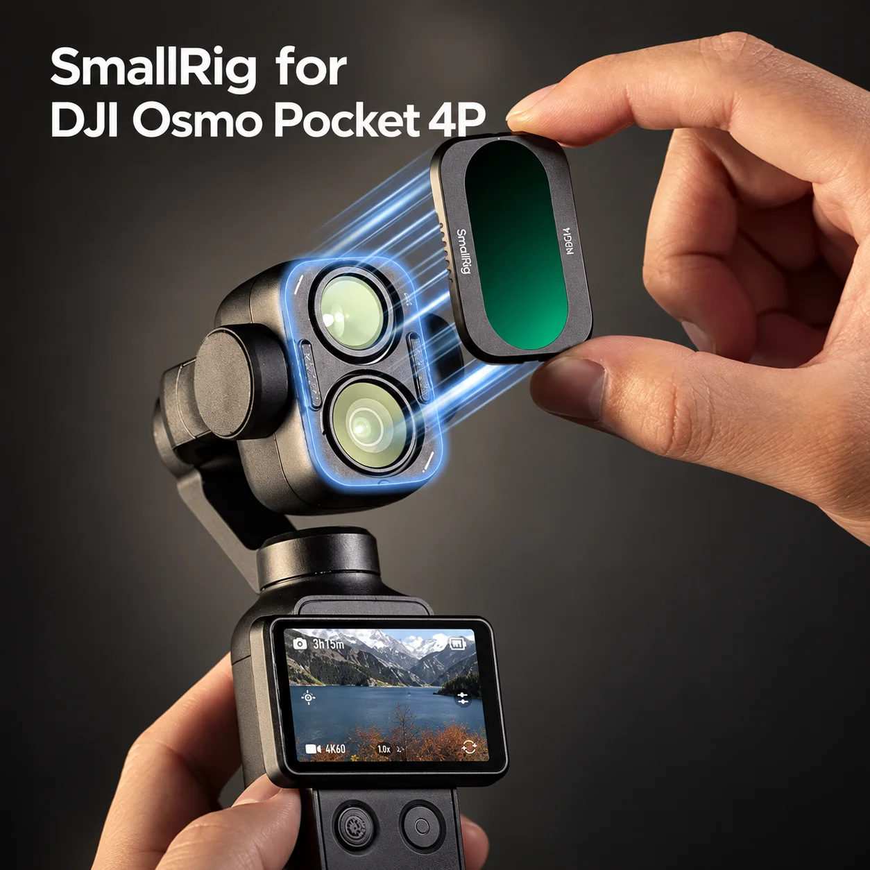 smallrig-6476-6477-6658-split-filter-kit-for-dji-osmo-pocket-4p-with-nd16-nd64-nd256-cpl-filte-magnetic-quick-release-for-dji4p