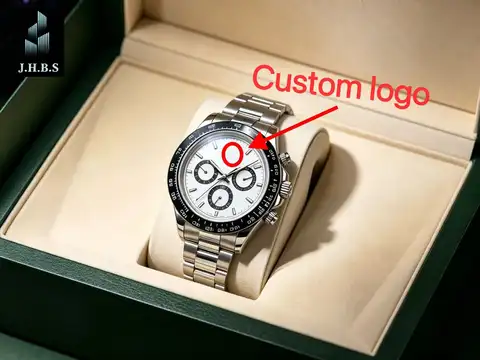 New Men Customized 904L Steel Automatic Mechanical Watch 40mm Luxury Clock Fashion 10bar Waterproof Watch For Man Adjustable