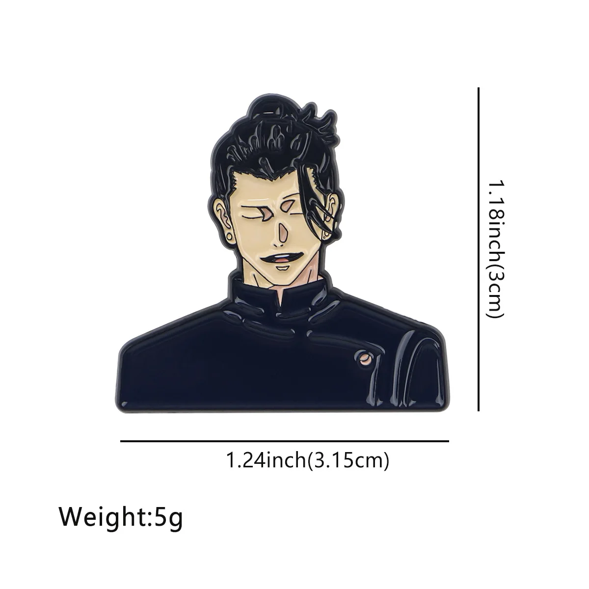 Przypinka Broszka Jujutsu Kaisen Anime Kreskówka Stop Metalu Dodatek do Ubrań Plecaka Dekoracja Biżuteria Modowa Prezent